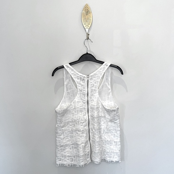 🤍🆕 NWOT Kaida Racerback Lacy Top - Picture 2 of 3